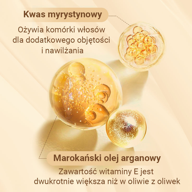 🎁Sekretna formuła zwiększająca temperament✨Długotrwała stylizacja Marokańska objętość Nawilżająca elastyczność -TAB