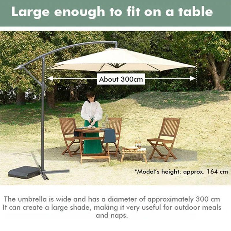 ☀️Parasol zewnętrzny Patio Shade Wodoodporny Parasol Patio Wymienna tkanina parasolowa