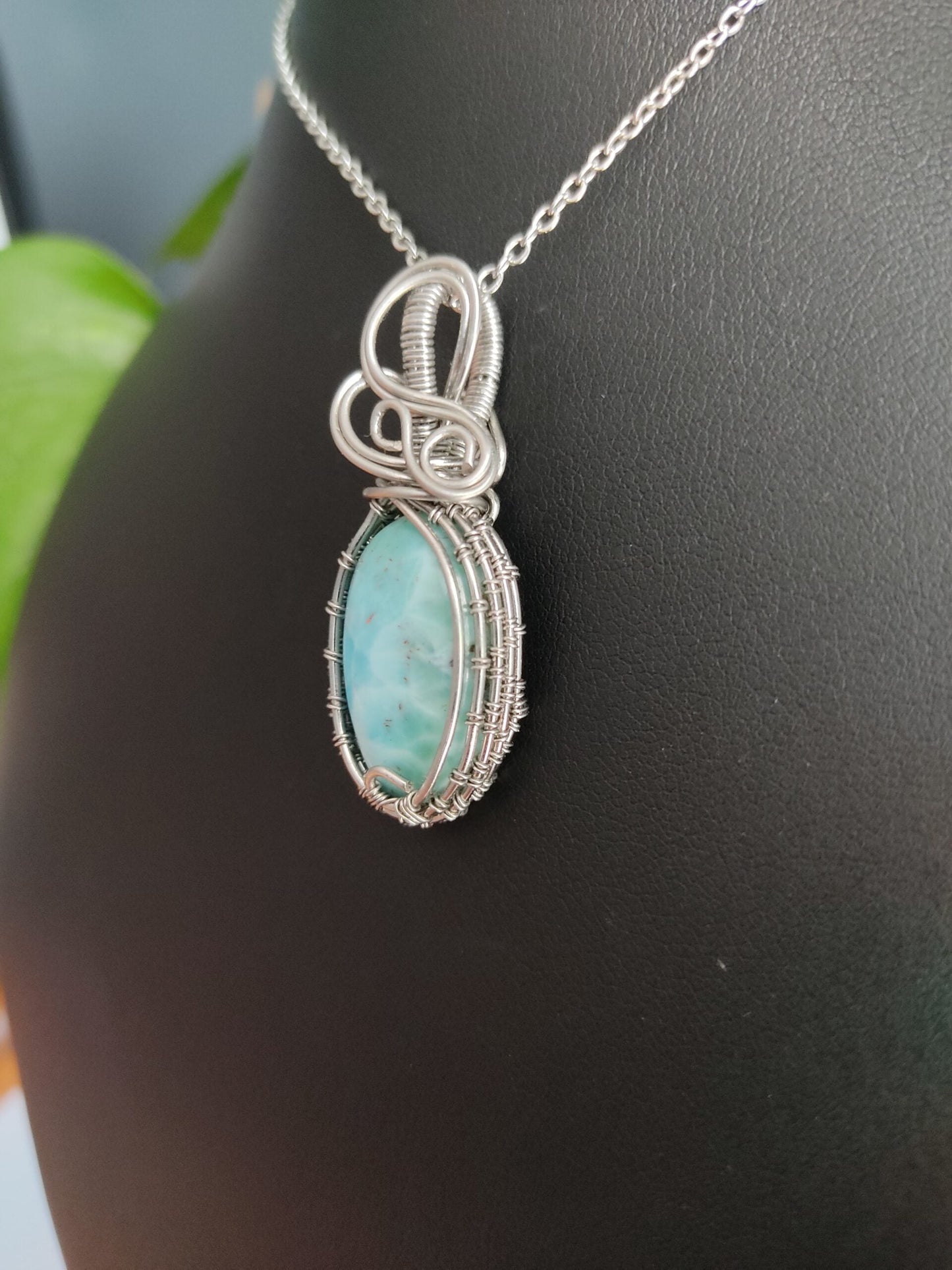 Naszyjnik Larimar