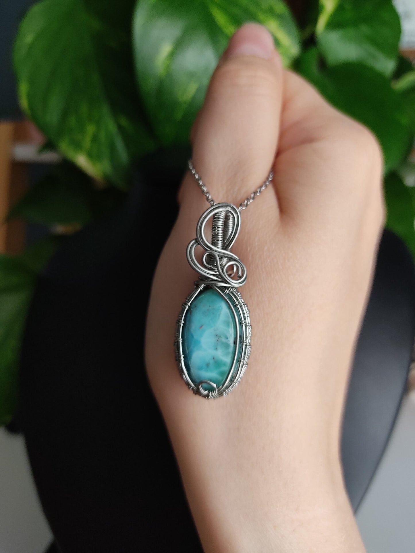 Naszyjnik Larimar