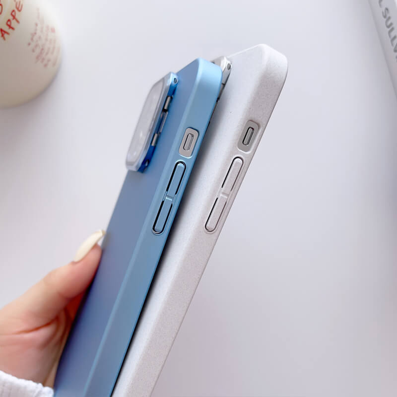 INVISIBLE KICKSTAND & LENS PROTECTOR THIN IPHONE CASE