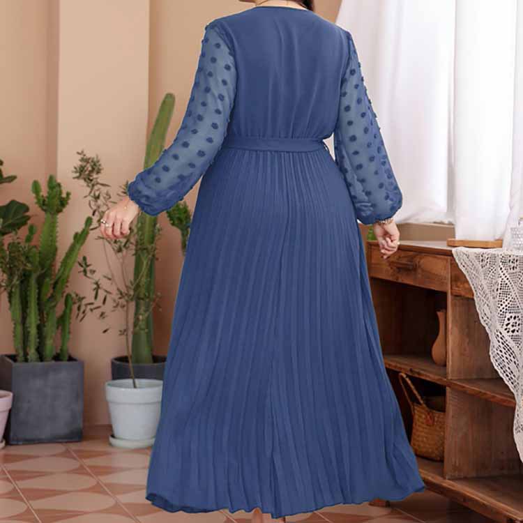 Tie talie cravată plus dimensiunea rochie