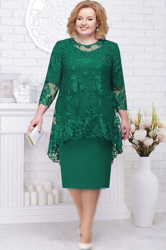 Sukienka haftowana plus size[46-66]