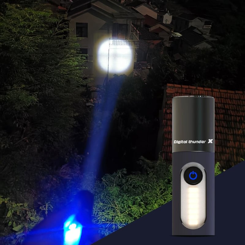 Lampe Rechargeable de Poche de Laser Tactique à LED